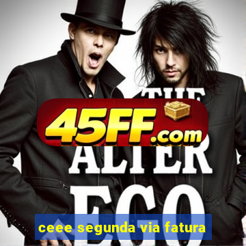 ceee segunda via fatura
